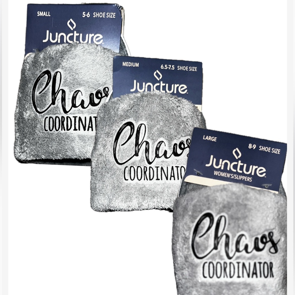 NWT “Chaos Coordinator” Women’s Slippers - Picture 5 of 6